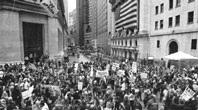Διαδηλωτές στη Wall Street